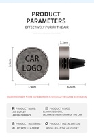 Diffuseur de parfum pour voiture personnalisé en papier promotionnel, parfum durable, parfum naturel, diffuseur d'arômes pour voiture avec logo