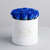Boîtes à fleurs en papier recyclé en forme ronde pour cadeaux et artisanat, collection 2026, best-seller
