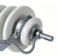 Isolateur XDP-70C, isolateur de suspension en porcelaine, isolateur de fil de terre, isolateur à disque, isolateur 70kN, isolateur à disque
