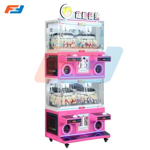 Sản xuất tại Trung Quốc Đồng tiền hoạt động trò chơi Arcade Máy Clip búp bê mini trò chơi máy Clip Claw Máy bán hàng tự động nhà máy