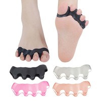 Kit de Rééducation du Pied avec Bande Élastique et Balle de Massage en Liège pour le Soulagement de la Douleur Plantaire, Support Orthopédique et Écarteur d'Orteil pour Hallux Valgus