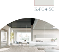 Feuilles de MDF gris clair mat KAFG4SC LX Panneau de MDF laminé PET doux au toucher pour meubles Hausys
