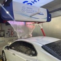 Machine de lavage de voitures à bras unique à prix de gros, tunnel de lavage automatique haute efficacité pour véhicules