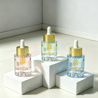 OEM ODM Couleurs personnalisées 40ml Sérum pour le visage Huile pour cheveux Huile essentielle Bouteille en verre avec compte-gouttes