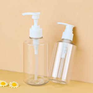 Bouteilles de recharge en plastique PET pour shampoing, <span class=keywords><strong>gel</strong></span> douche et lotion, avec pompe, 200/300/500 ml, flacon pour désinfectant pour les mains - Product Image 3