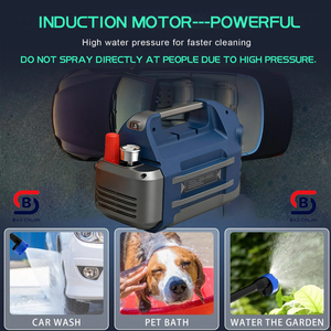 Hidrolavadora Compacta Portátil de Alta Presión, 220V, para Auto/Hogar/Jardín, Limpieza Potente con 200 Bares de Presión - Product Image 2