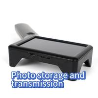 DIZHOU Modelo 8105, Lupa con Aumento Ajustable de 6X-17X, Lente de Vidrio de 4 Pulgadas, Luz LED para Fotografía y Video, Inspección de Telas y Textiles