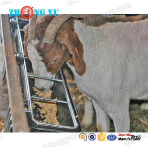 Mangeoire en plastique pour agneau et chèvre, fournitures pour élevage de moutons, <span class=keywords><strong>crochet</strong></span> de fixation - Product Image 5