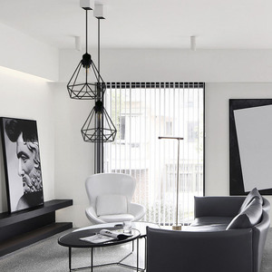Pantalla de Lámpara de Hierro Forjado con Diseño de Diamantes, Estilo Industrial, Pantalla Metálica para Lámpara Colgante, Fácil Instalación XH24-448 - Product Image 4
