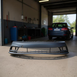 Nouvelle barre de renfort de pare-chocs Jetta 2015-2018, découpes pour capteurs d'aide au stationnement, installation par boulons, marque HOYO, code de peinture P/S - Product Image 2