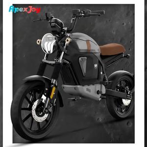 ApexJoy Tromox M03Q Moto Elettrica 2500W con Faro Rotondo, Sella Marrone, Produzione a Contratto per Importatori - Product Image 3