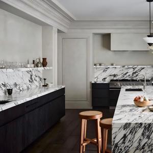 Dalle de marbre <span class=keywords><strong>blanc</strong></span> italien Arabescato pour plan de travail de cuisine, dessus de meuble-lavabo, revêtement mural en pierre - Product Image 3