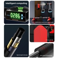 Barre de traction multifonctionnelle en acier FDFIT pour la maison, support de pompes intelligent, barre parallèle simple, installation murale sans perçage