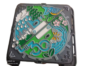 Benzersiz Sanatsal Esnek Dökme Demir Rögar Kapağı Yuvarlak/Kare Seçenekleri Özel Boyutlar ve Renkler Dekoratif Döküm Hizmetleri - Product Image 2