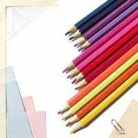 Ensemble de crayons de couleur personnalisés certifiés EN71, crayons hexagonaux en bois solubles dans l'eau, tube de qualité supérieure, vente en gros directe d'usine