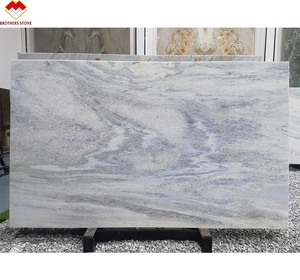 Losa natural azul Tiffany para decoración <span class=keywords><strong>de</strong></span> suelos y paredes Translúcido Fantasía Azul cuarcita libro Partido Azul cristal cuarzo Losa - Product Image 5