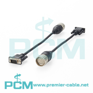 M23 to DB9 <strong>9</strong> Pin D-Sub <strong>Sensor</strong> Actuator Cable 0.2m <strong>Programming</strong> Encoder Programmer Extender Compatible Baumer 11119257 - Product Image 5