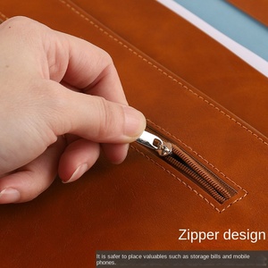 Công suất lớn A4 Văn Phòng hợp đồng tập tin PU da túi tài liệu kinh doanh trường lưu trữ tài liệu kinh doanh sử dụng - Product Image 4