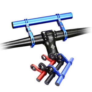 Supporto per telefono leggero maniglia accessori per biciclette telaio per bici estensione del manubrio della bicicletta multifunzione a doppia estensione - Product Image 1