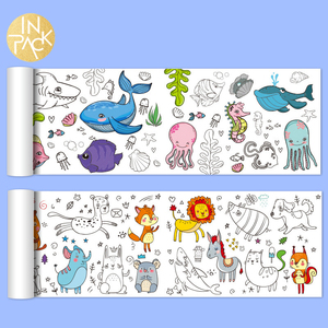 IN confezione <span class=keywords><strong>da</strong></span> 30*90cm di carta per pittura <span class=keywords><strong>da</strong></span> <span class=keywords><strong>colorare</strong></span> Graffiti animali per bambini - Product Image 2