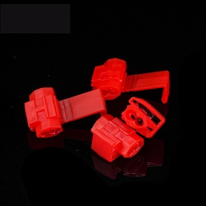 Conector Rápido de Aislamiento por Desplazamiento (IDC) Rojo - Terminal de Empalme de 1 a 2 Puertos para Cables de 20-17 AWG (Sólidos/Flexibles) - Venta Directa de Fábrica - Product Image 4