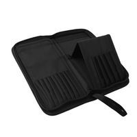 Sac organisateur de pinceaux de maquillage en toile professionnel populaire, étui à cosmétiques pour maquilleur