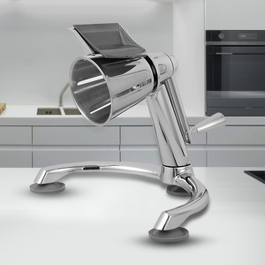 La grattugia in lega di zinco <span class=keywords><strong>per</strong></span> insalata da cucina ad alta efficienza è un chopper alimentare multifunzionale 5 in1 ideale <span class=keywords><strong>per</strong></span> affettare le verdure - Product Image 3