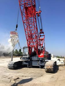 Grue sur chenilles QUY80A de 80 tonnes de haute qualité, machine de levage à châssis robuste - Product Image 6