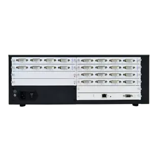 8 inputs 20 outputs Windowing, overlaying, roaming, scaling, cross-screening, decoding, 2K/4K splicing controller