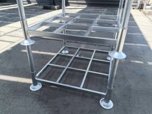 Paleta de poste de metal resistente de acero <span class=keywords><strong>Stillage</strong></span> Paleta de poste apilable - Product Image 4