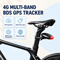 Traceur GPS BDS 4G pour feux arrière, antivol, intégration API OEM ODM, suivi en temps réel pour trottinettes électriques, VTT, gyropodes