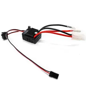 RCXAZ 1060 Brushed ESC 60A Waterproof Electric Speed Controller For 1:10 RC Pants Truck Boat Wltoys Hsp Redcat Hpi Axial Traxxas