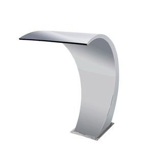 Fábrica portátil Venta caliente <span class=keywords><strong>piscina</strong></span> tobogán <span class=keywords><strong>cascada</strong></span> acero inoxidable 304 cortina de agua <span class=keywords><strong>cascada</strong></span> para jardín decoración Ornamental - Product Image 1