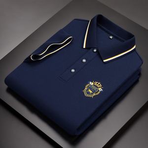 男性用TシャツTシャツTシャツポロシャツ夏用半袖半袖刺繍半袖 - Product Image 6