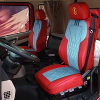 Vente directe d'usine GANE, housses de siège de camion de luxe en cuir Napa, ensemble complet SHACMAN X5000, différentes couleurs personnalisables