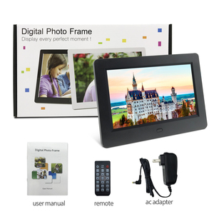 Hochwertiger 7-Zoll Digitaler <span class=keywords><strong>Bilderrahmen</strong></span> mit SD- und USB-Anschluss für englische Bilder - Product Image 6
