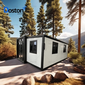 2025 thiết kế mới thép di động cho nhà sử dụng câu chuyện có thật nhà 40 chân giá mở rộng container nhà màu xám - Product Image 1