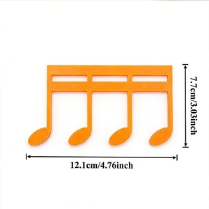 คลิปหนีบโน้ตเพลง พลาสติกยึดหน้ากระดาษ ช่วยให้หนังสือโน้ตเปิดอยู่แบนราบ สำหรับนักเล่นเปียโนและกีตาร์ - Product Image 3