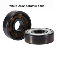 ABEC-7 ABEC-9 608 2RS roulement à billes à gorge profonde OEM plaque de dérive patins à roulettes planche à roulettes Scooter 8*22*7mm roulements en céramique hybride