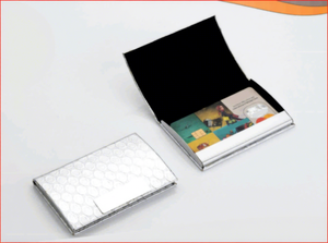 Porte-cartes minimaliste métallique 4 pouces avec motif imprimé par transfert thermique pour cartes de crédit - Product Image 2