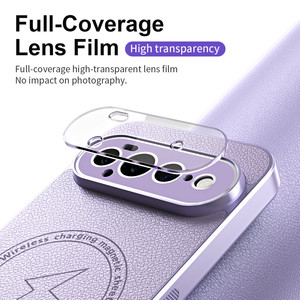 Fundas Magnéticas Personalizadas de Cuero PU para Teléfono Móvil Google Pixel 11 Pro XL 10 9 8 Pro con Película Protectora de Lente HD y Cubierta Trasera - Product Image 5