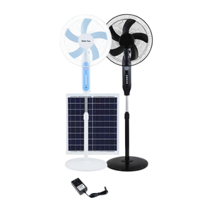 Ventilador de Pedestal Solar Multifuncional Inteligente con Oscilación y Salida Tipo-C para el Hogar - Product Image 6