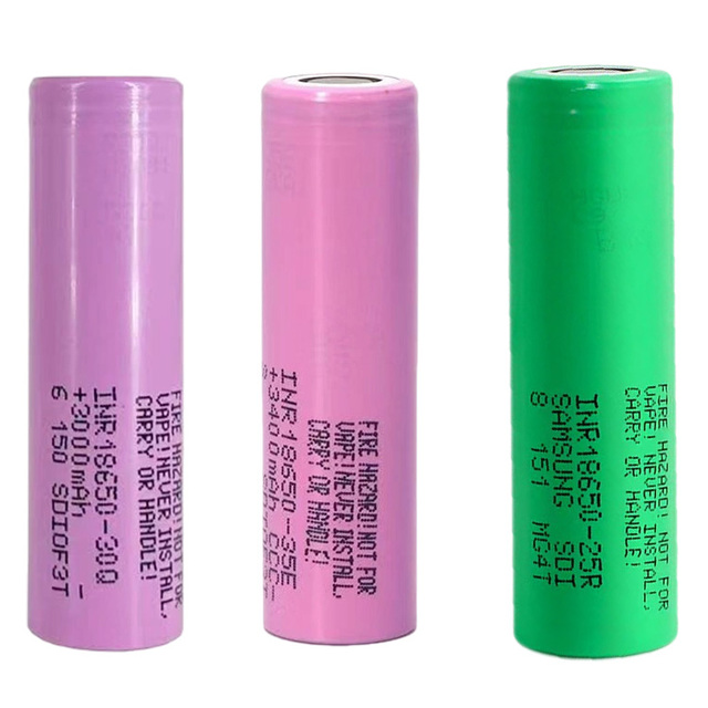 35E 30Q 3500mAh 18650 Rechargeable 3.7V Lithium Ion Cylindrical Battery 1200 Cycles for Samsung 50S 21700