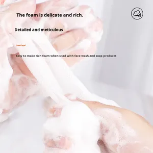 Bolsa de Almacenamiento de Residuos de Jabón Desechable de Plástico con Red Espumosa y Diseño de Burbujas - Product Image 3
