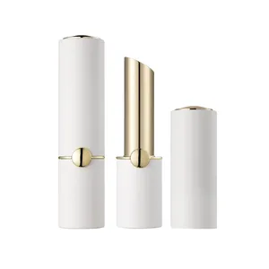 HUIHO नई फैशन 11.1mm सफेद अनुकूलित दौर खाली एल्यूमीनियम लिपस्टिक ट्यूब - Product Image 1