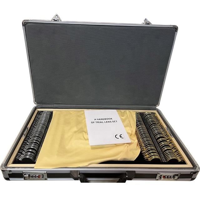 Hot Sale Trial Lens Set 266pcs Trial Lens Case Optometry Equipment Ophthalmic Testing Lens Box