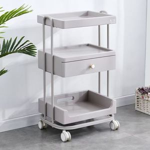 Beauty Store White <b>Tool</b> Cabinet Salon Furniture Rolling <b>Trolley</b> Cart Best-Selling <b>Trolley</b> for Salon Manicure Shelf <b>Tools</b> Rack - Product Image 2