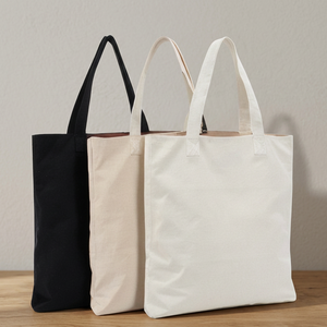 Premium Organic Cotton <b>Canvas</b> Tote <b>Bag</b> | Stylish Reusable Handmade <b>Drawstring</b> Rope | Wedding Beach Everyday Use | OEM Wholesale - Product Image 1
