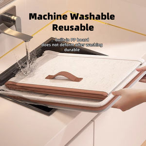 Boîte de <span class=keywords><strong>rangement</strong></span> rectangulaire pliable et étanche fonctionnelle en coton avec fermeture à glissière pour vêtements maison ou chambre à coucher Baket avec couvercle - Product Image 4