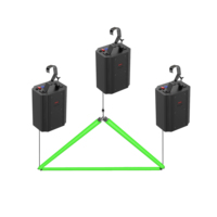 Version économique de l'éclairage cinétique DMX, tube lumineux triangulaire LED RGB pour discothèque et spectacle sur scène